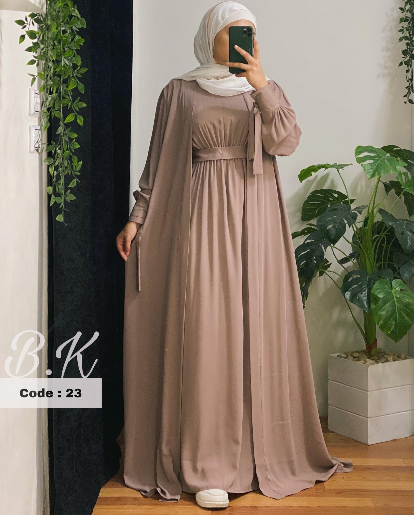 Abaya Femme Maroc 2 pièces - Ref#159