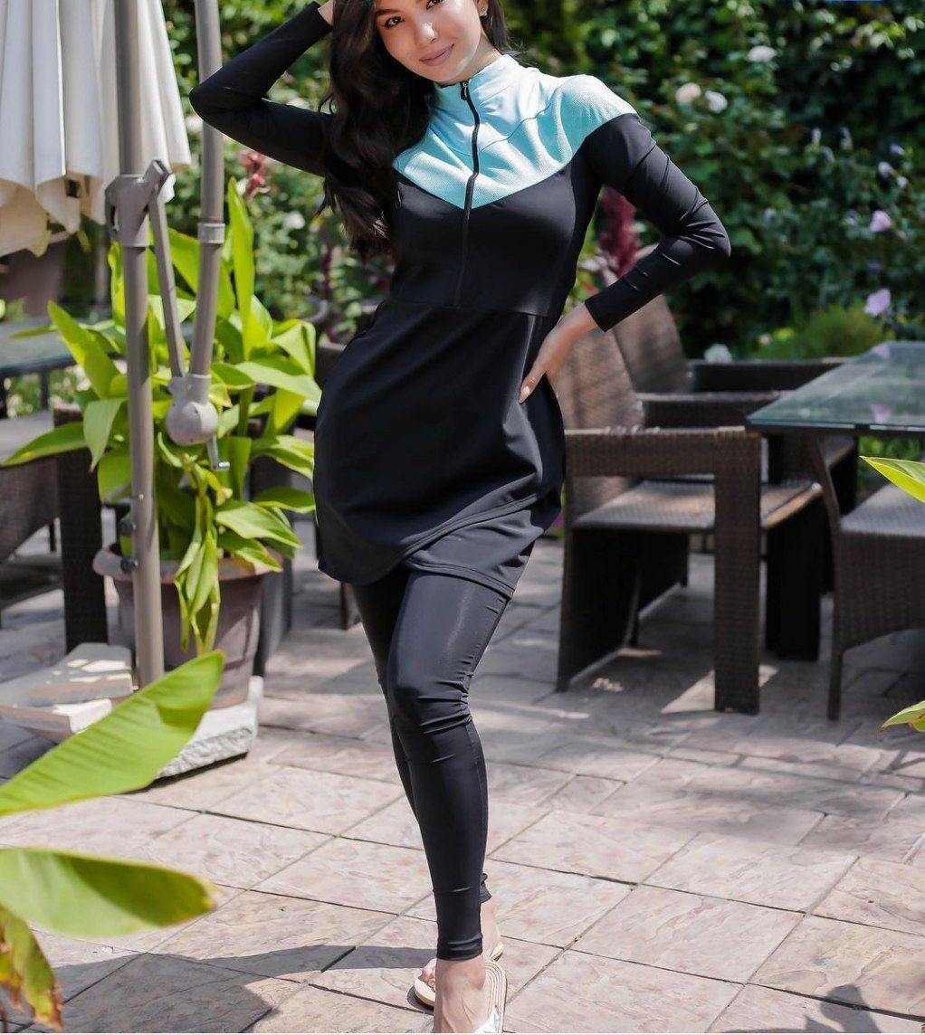 Burkini tendance femme 3 pièces  Ref#125