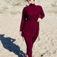 Burkini tendance femme 4 pièces Ref#144