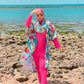 Burkini tendance femme 4 pièces Ref#158