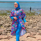 Burkini tendance femme 4 pièces Ref#158