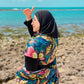 Burkini tendance femme 4 pièces Ref#158