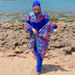 Burkini tendance femme 4 pièces Ref#158