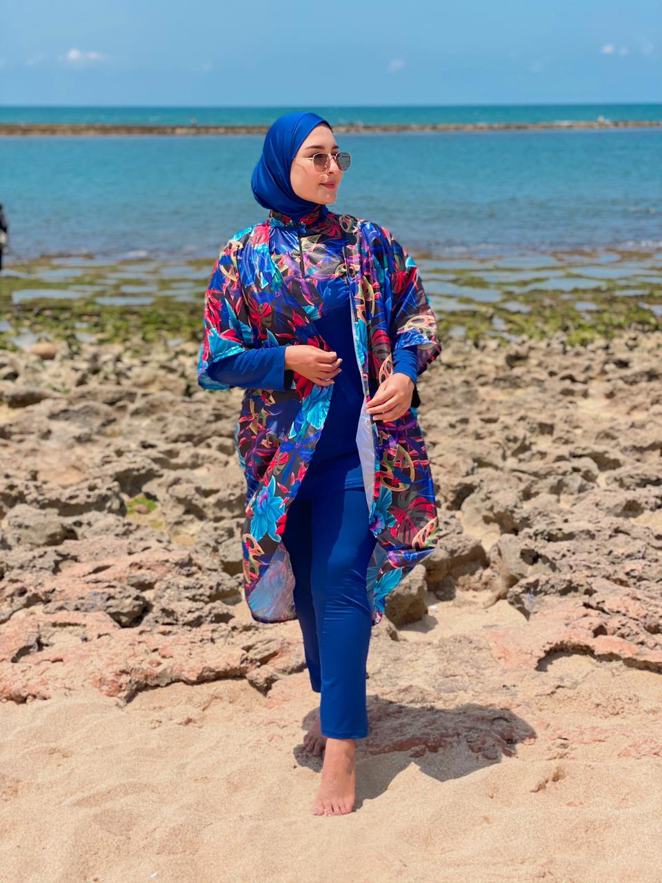 Burkini tendance femme 4 pièces Ref#158 – ZFUL Maroc