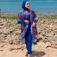 Burkini tendance femme 4 pièces Ref#158