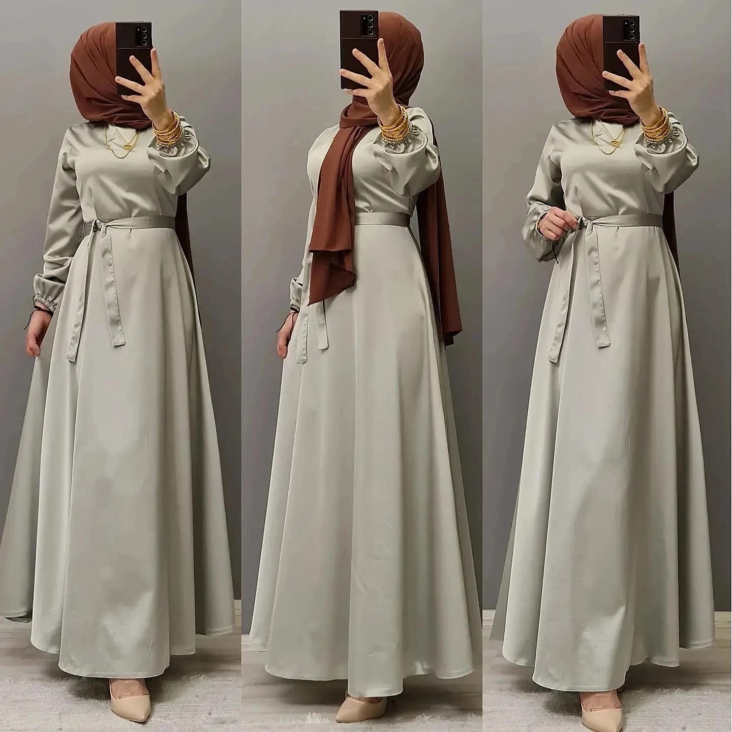 Abaya SATAN Chic et Moderne Ramadan - Ref#100