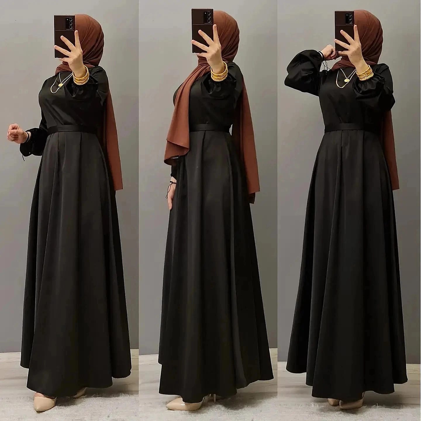 Abaya SATAN Chic et Moderne Ramadan - Ref#100