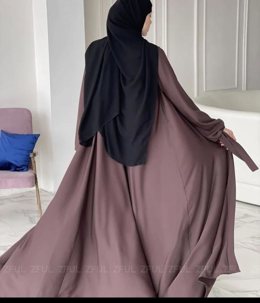 Abaya Youssra 2 Pièces Haute Qualité - Ref#63